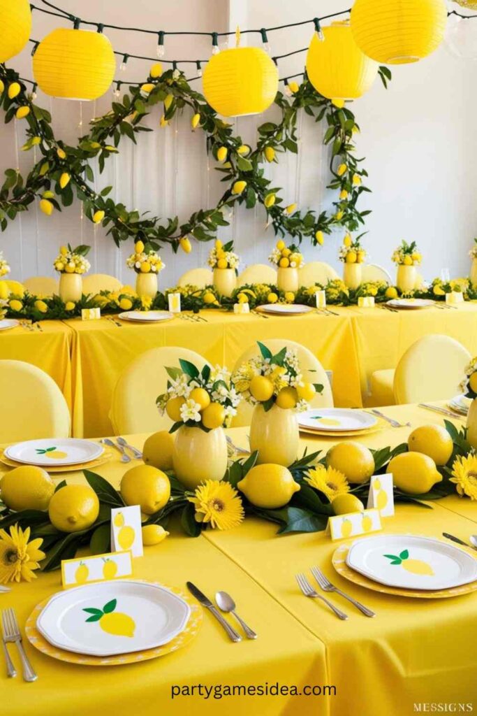 Lemon-Themed Decor