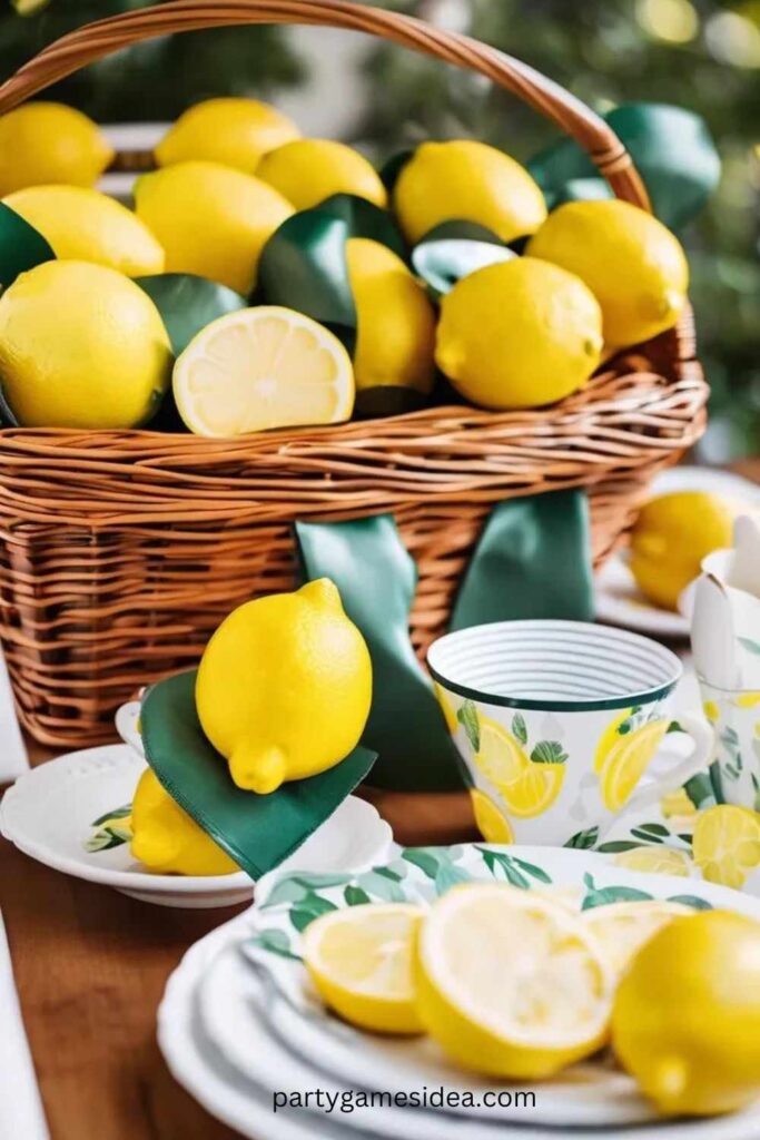 Lemon-Themed Tableware