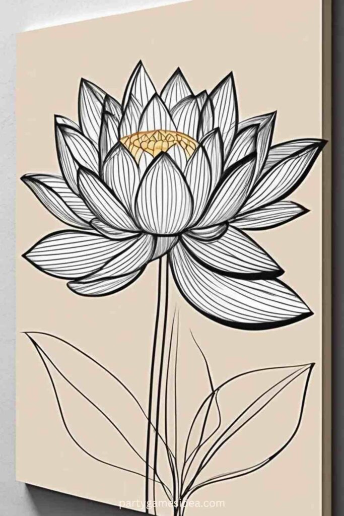 Lotus Flower Wall Art