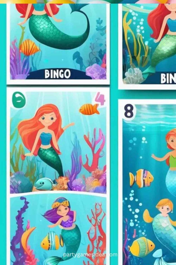 Mermaid Bingo Game