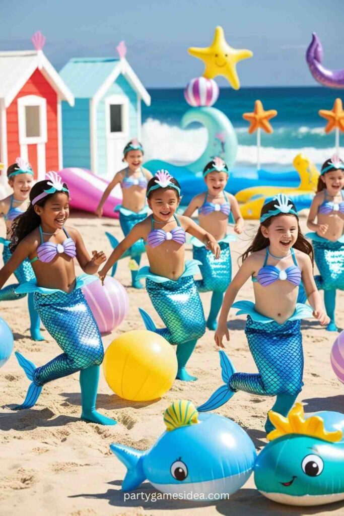 Mermaid Party Relay Race