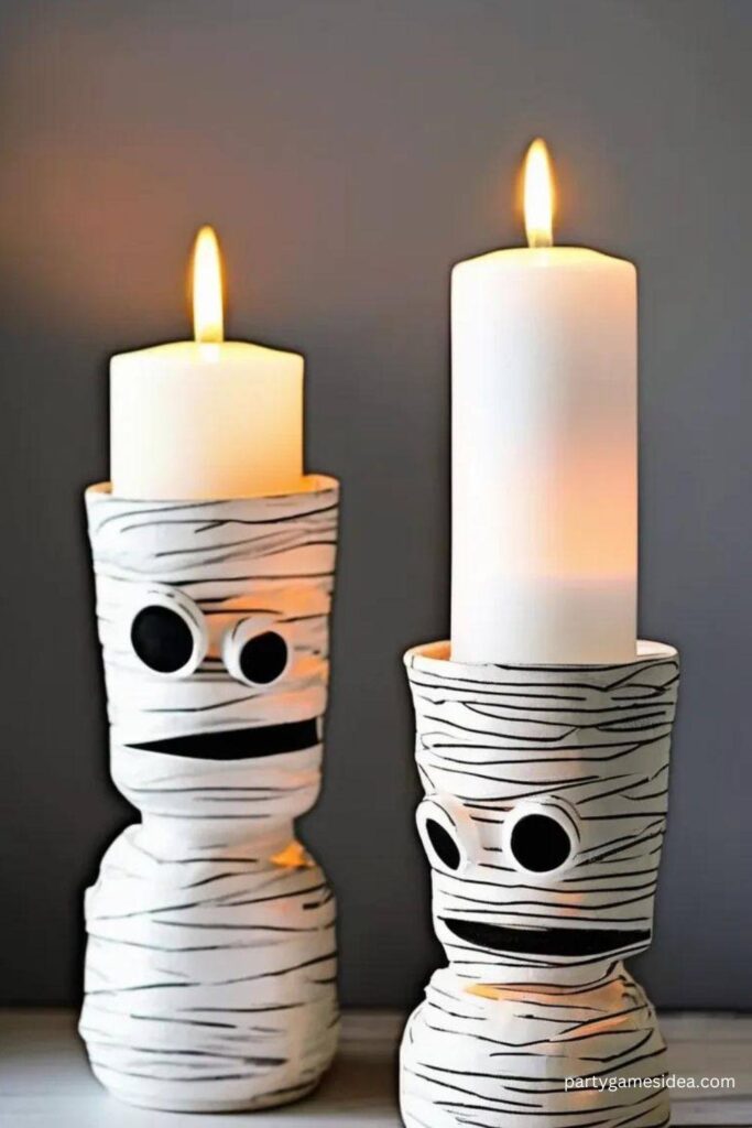 Mummy Candle Holders