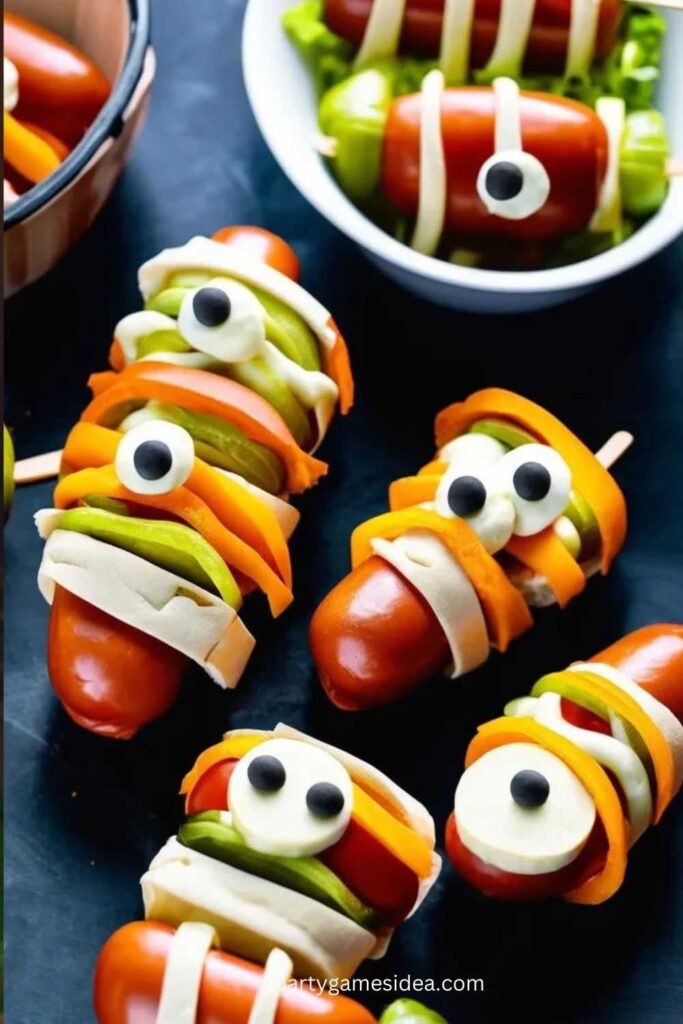 Mummy Hot Dogs Snacks