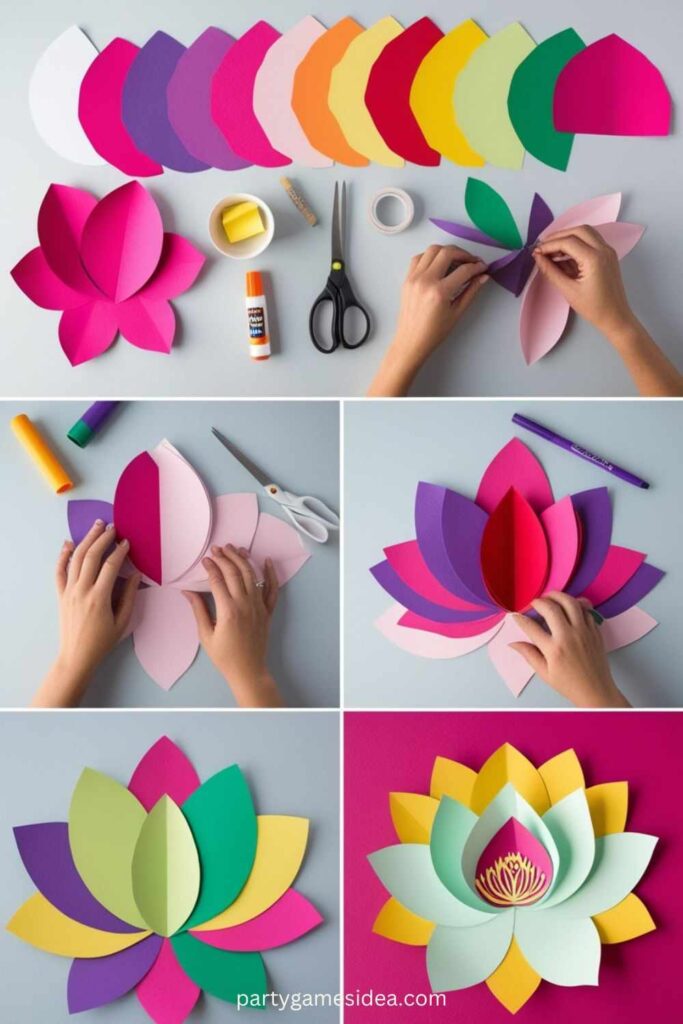 Paper Lotus Flower