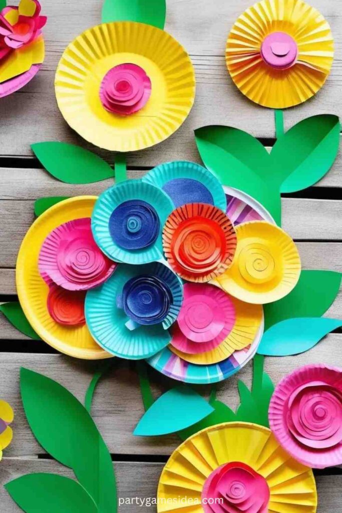 Paper Plate Flowers