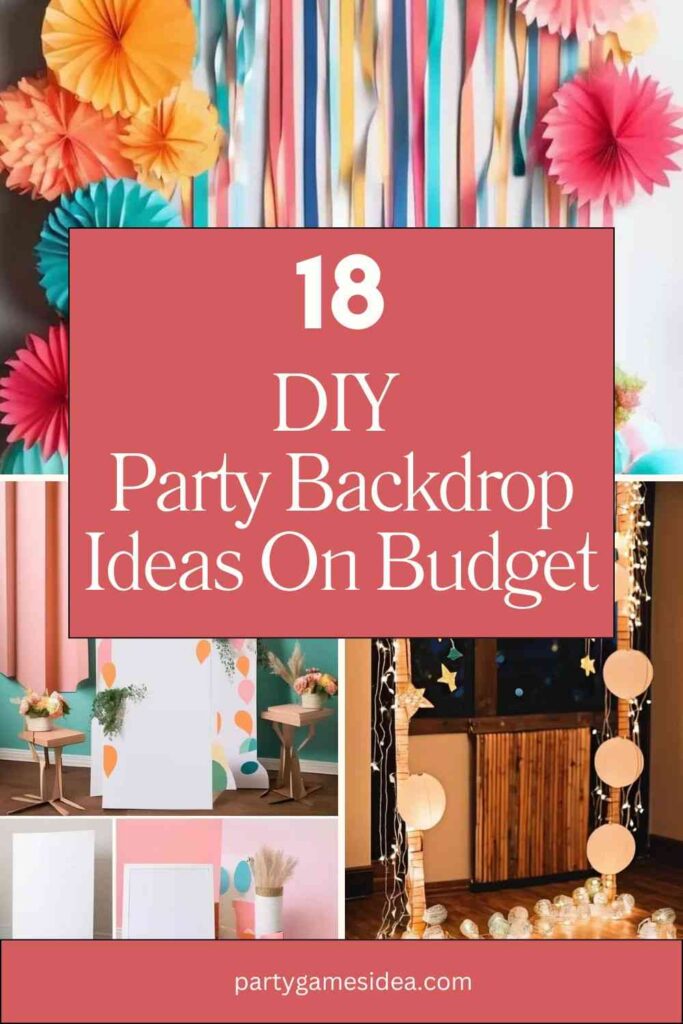 Party Backdrop Ideas On Budget