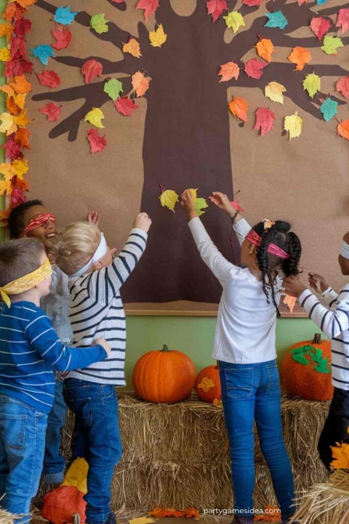 Pin the Leaf on the Tree