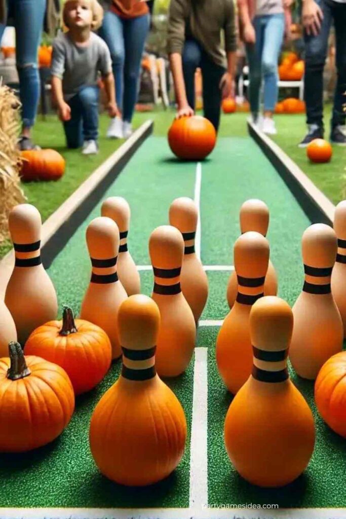 Pumpkin Bowling Game