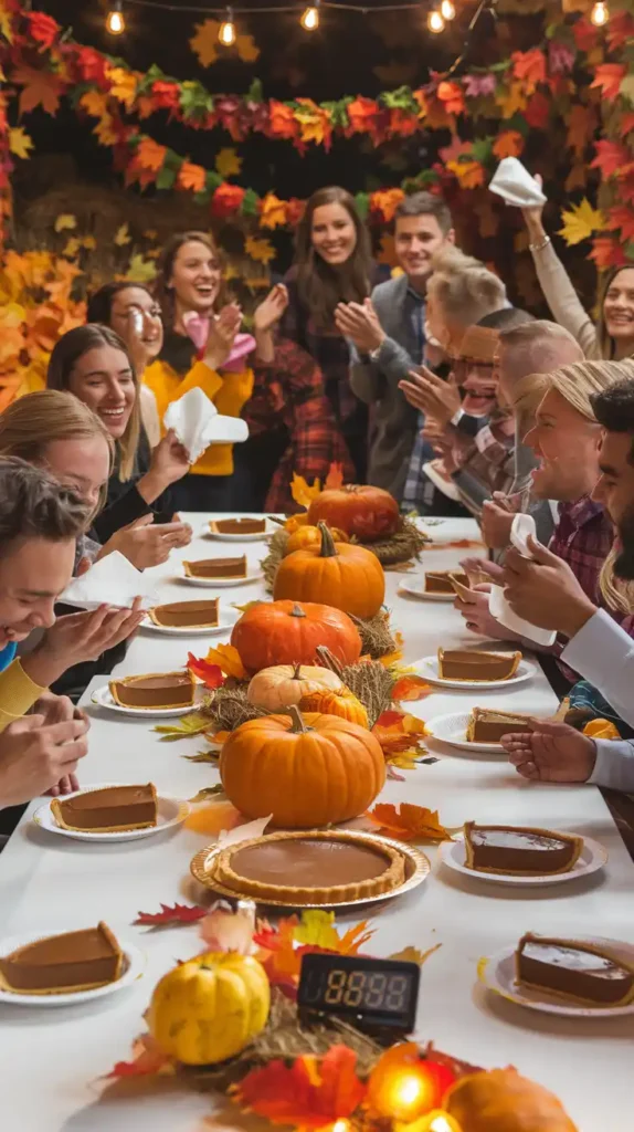 Pumpkin Pie Eating Contest