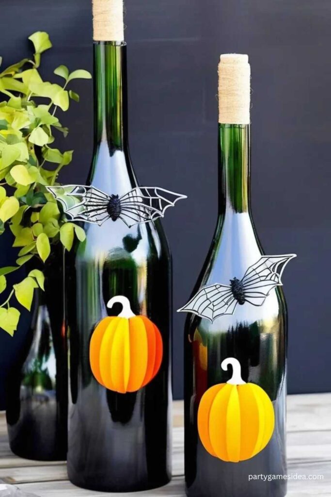 Repurposed Wine Bottles