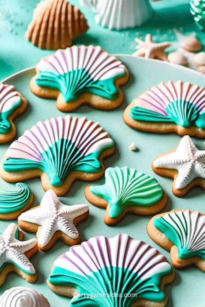 Seashell Shaped Cookies