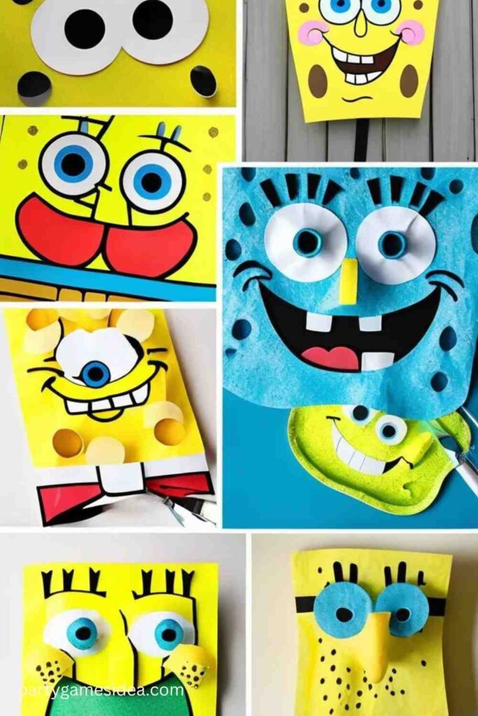 SpongeBob DIY Masks