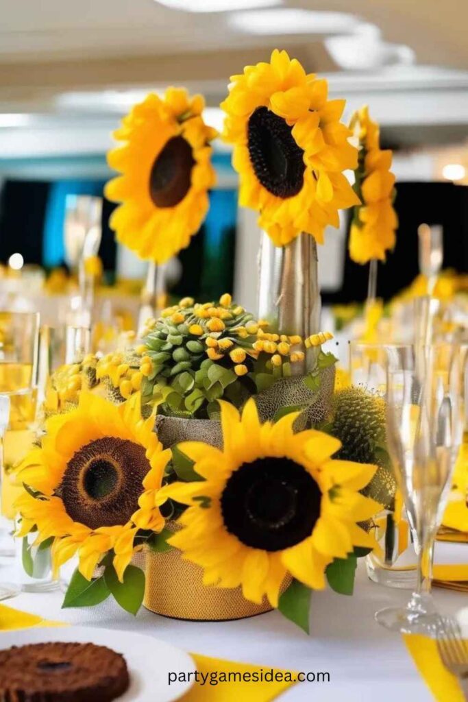 Sunflower Centerpieces Ideas