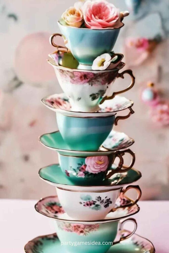 Tea Cup Tower