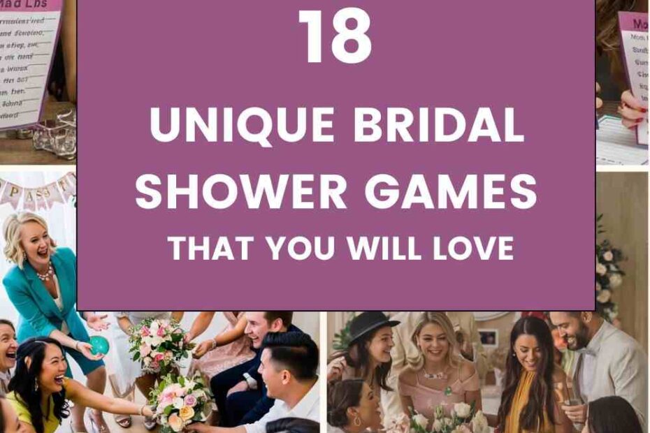 Unique Bridal Shower Games