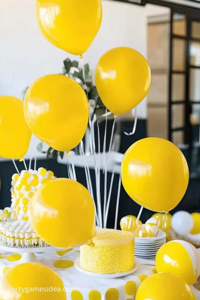 Yellow Balloon Pop