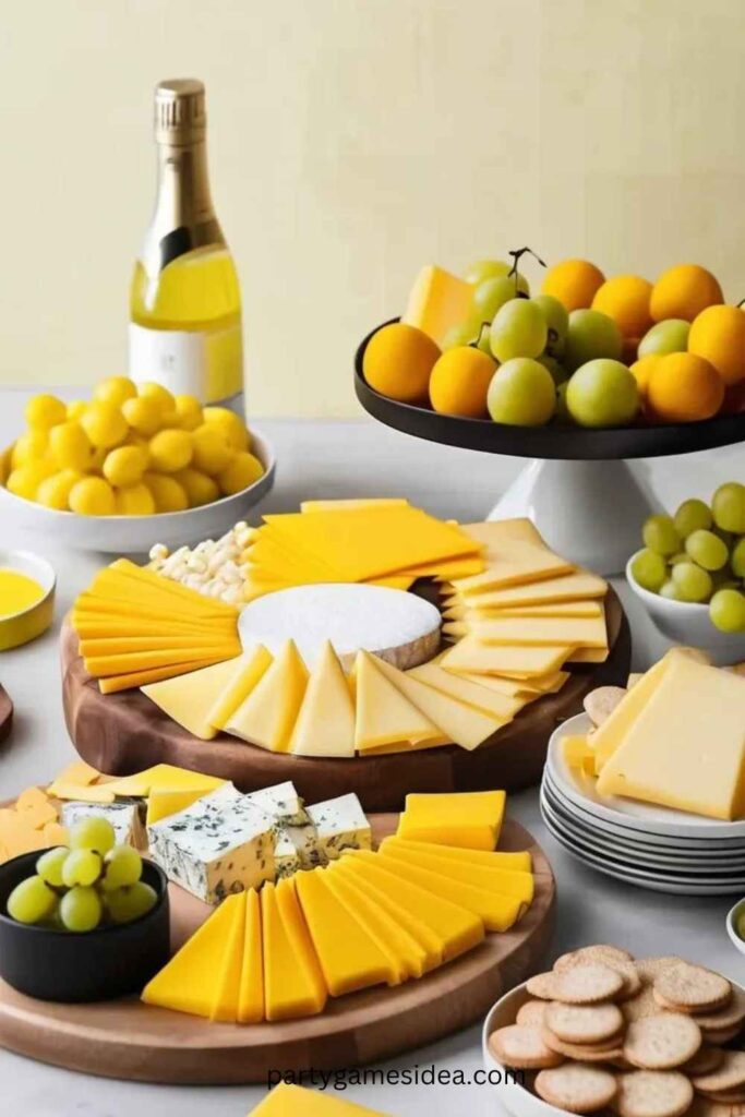 Yellow Cheese Platter