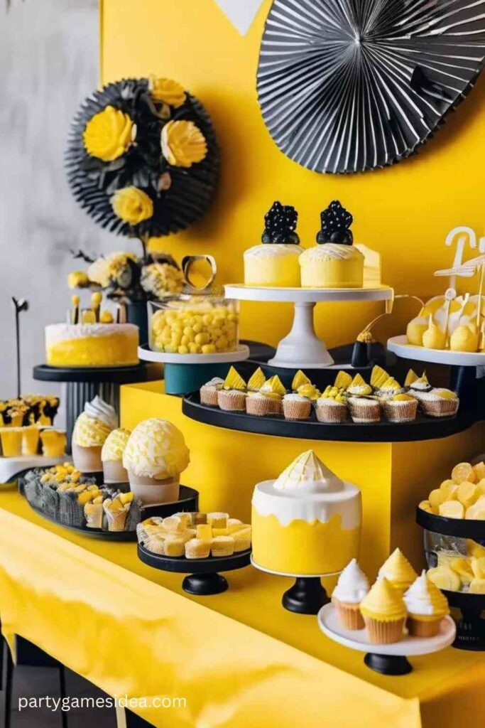 Yellow Cupcake Decorating