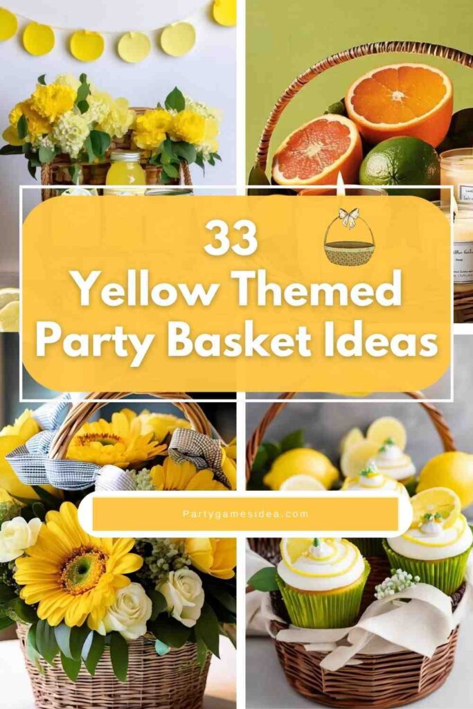 Yellow Themed Party Basket