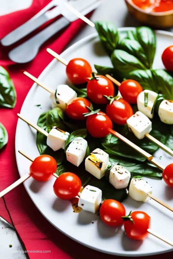 A Caprese Skewers