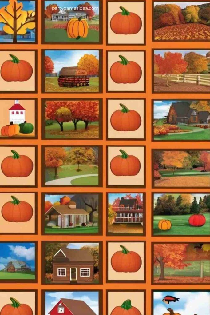 Bingo with a Fall Theme