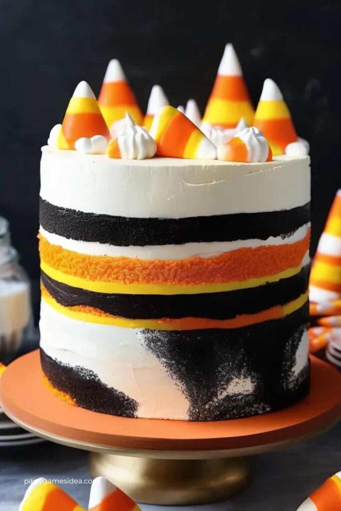 Candy Corn Layer Cake