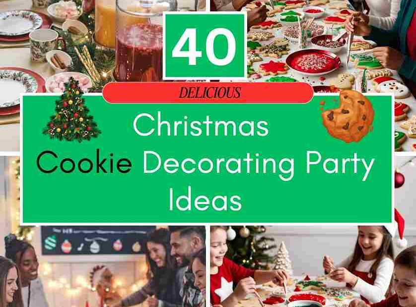 Christmas Cookie Decorating Party Ideas