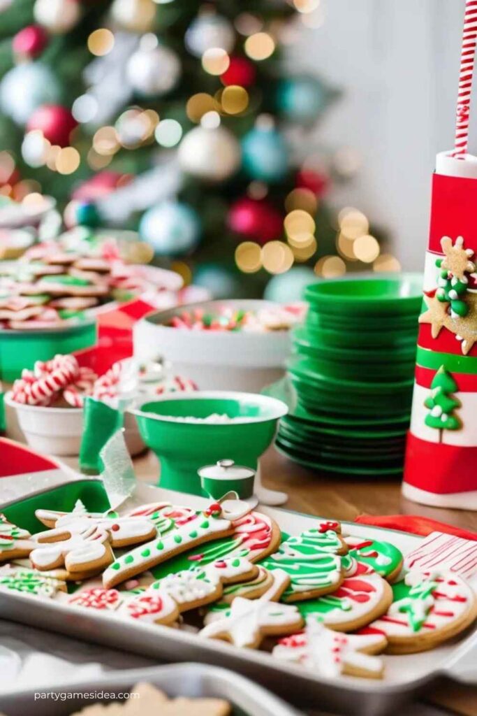 Christmas Cookie Decorating Station