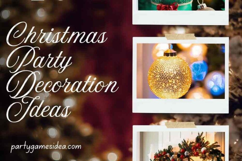 Christmas Party Decoration Ideas