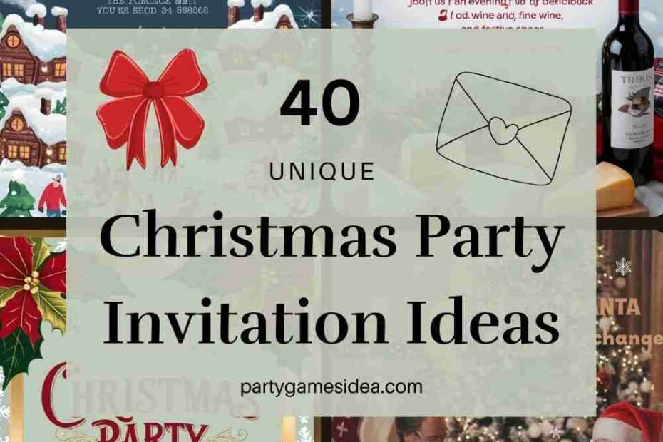 Christmas Party Invitation Ideas