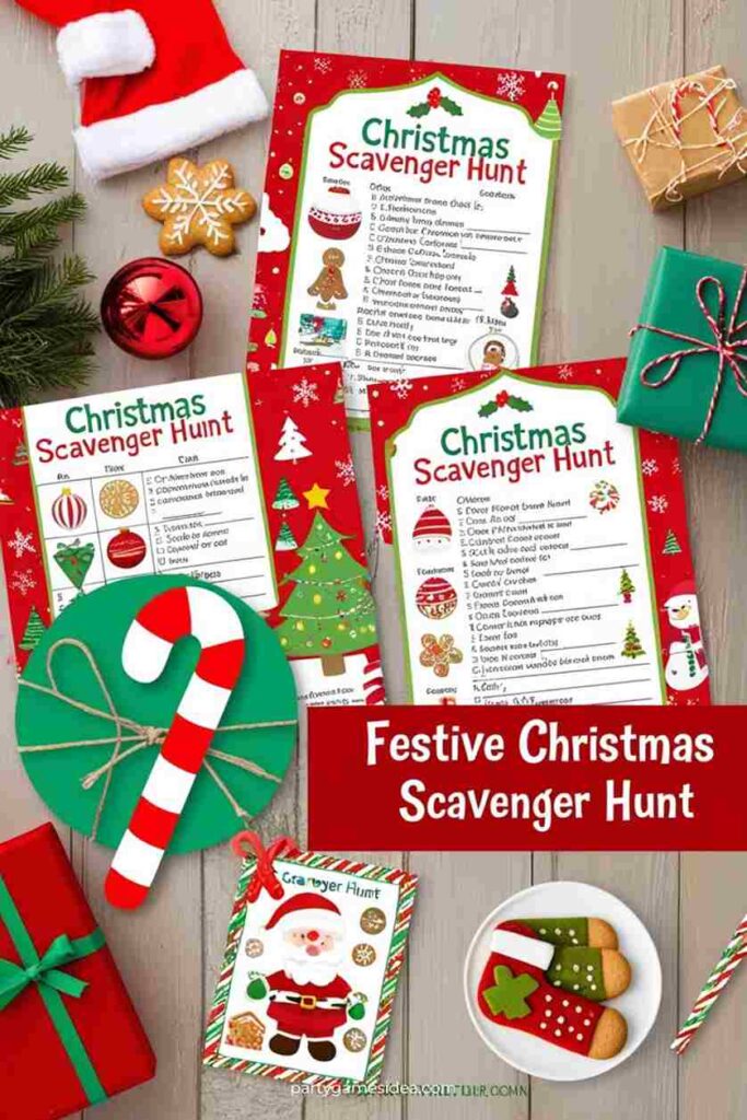 Christmas Scavenger Hunt Game