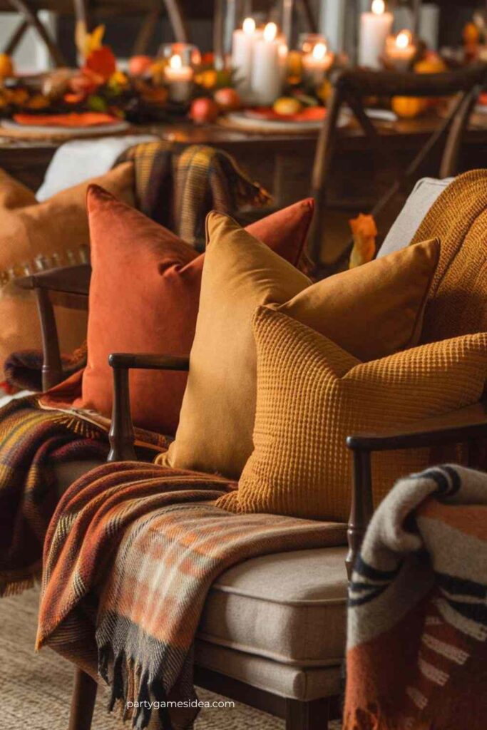 Cozy Throw Pillows and Blankets