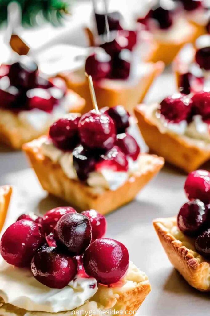 Cranberry Brie Bites