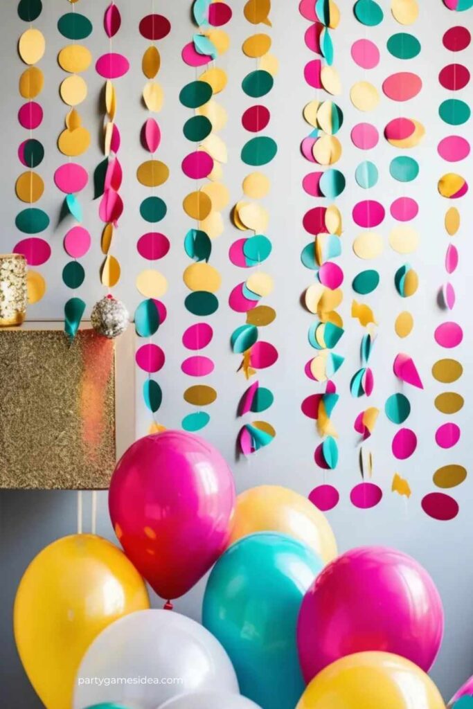 DIY Confetti Wall