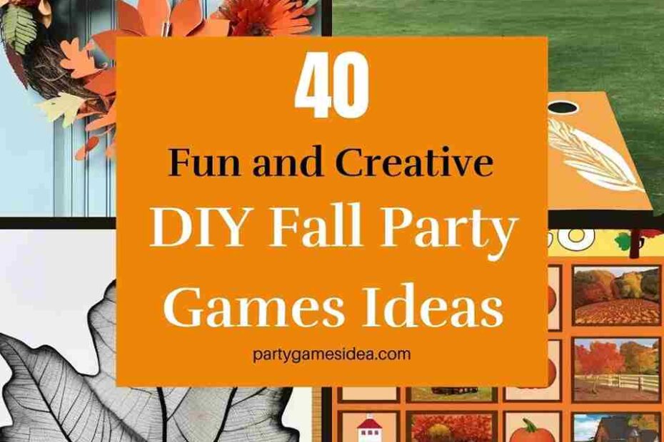 DIY Fall Party Games