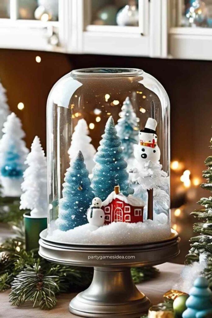 DIY Snow Globe Station