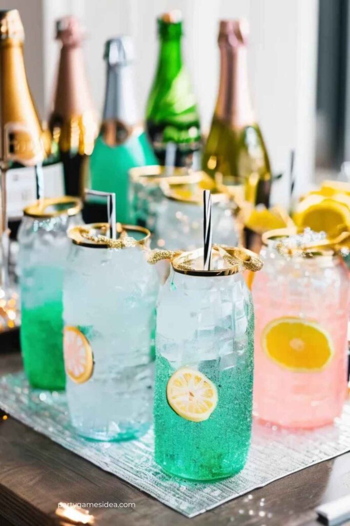 DIY Sparkling Drink Bar