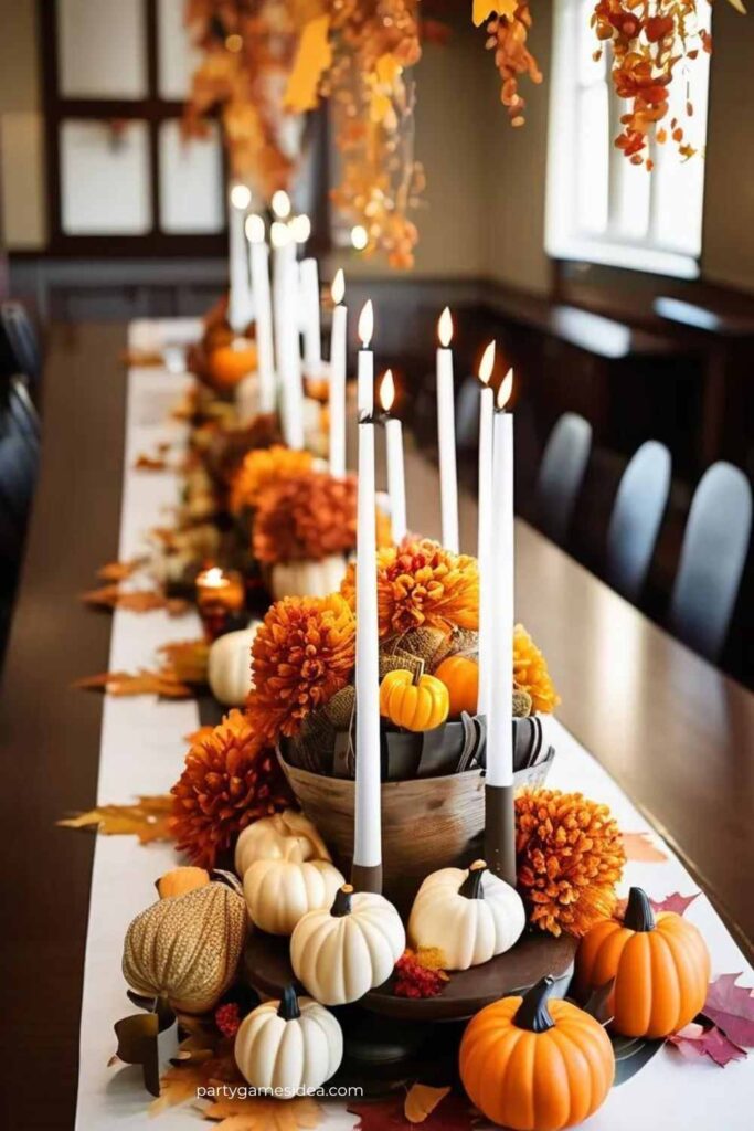 Fall-Themed Centerpiece