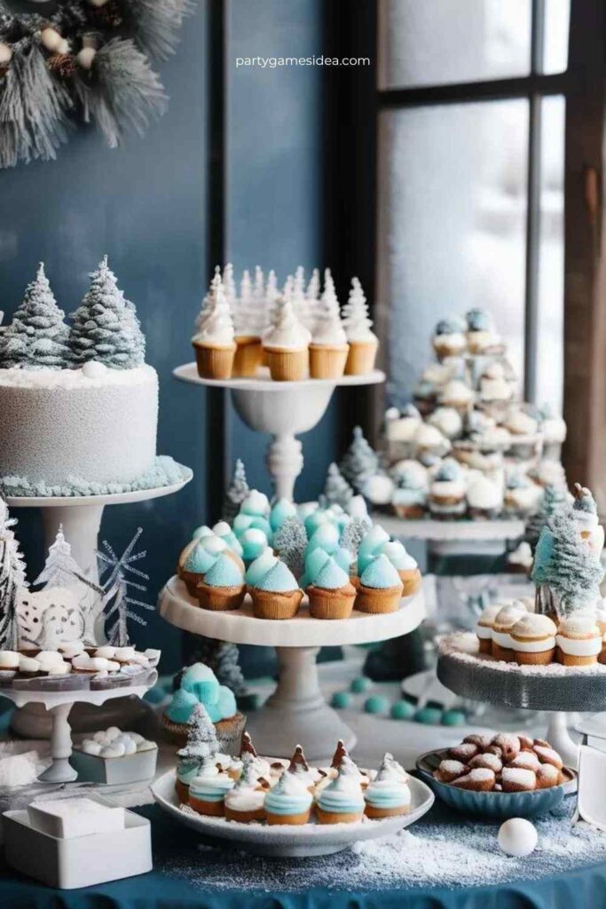 Frosty Dessert Table