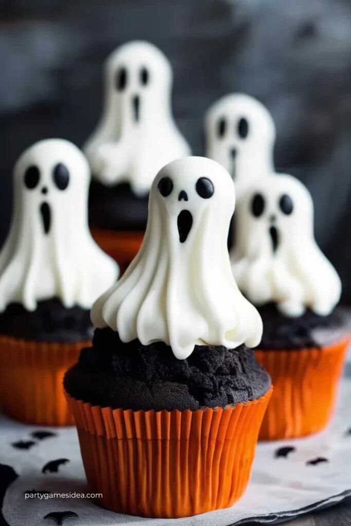 Ghostly Cupcakes