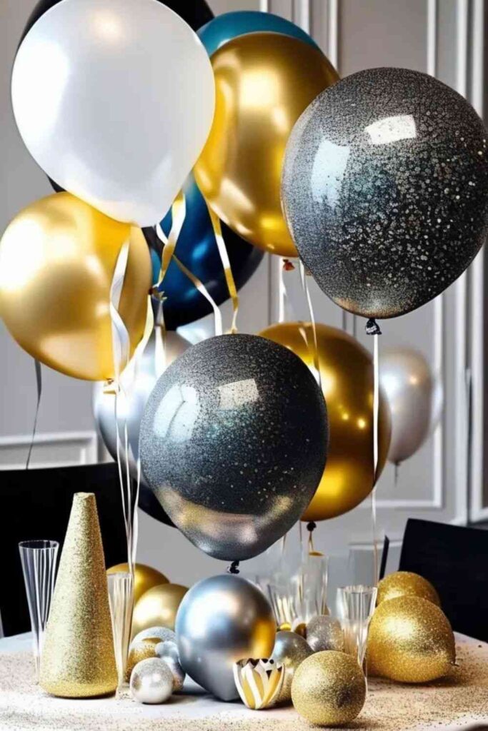 Glittery Balloons