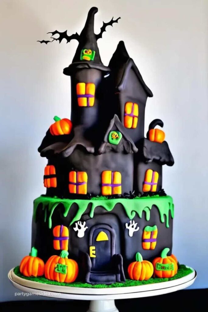 Haunted House Cake