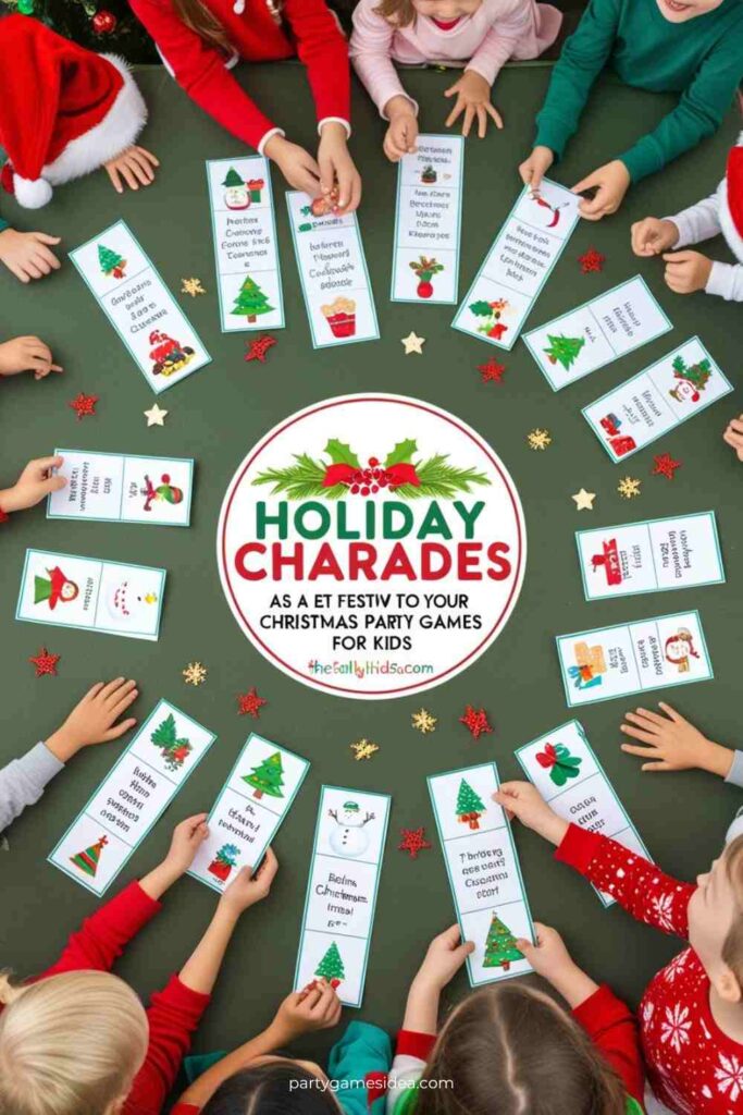 Holiday Charades Party Game