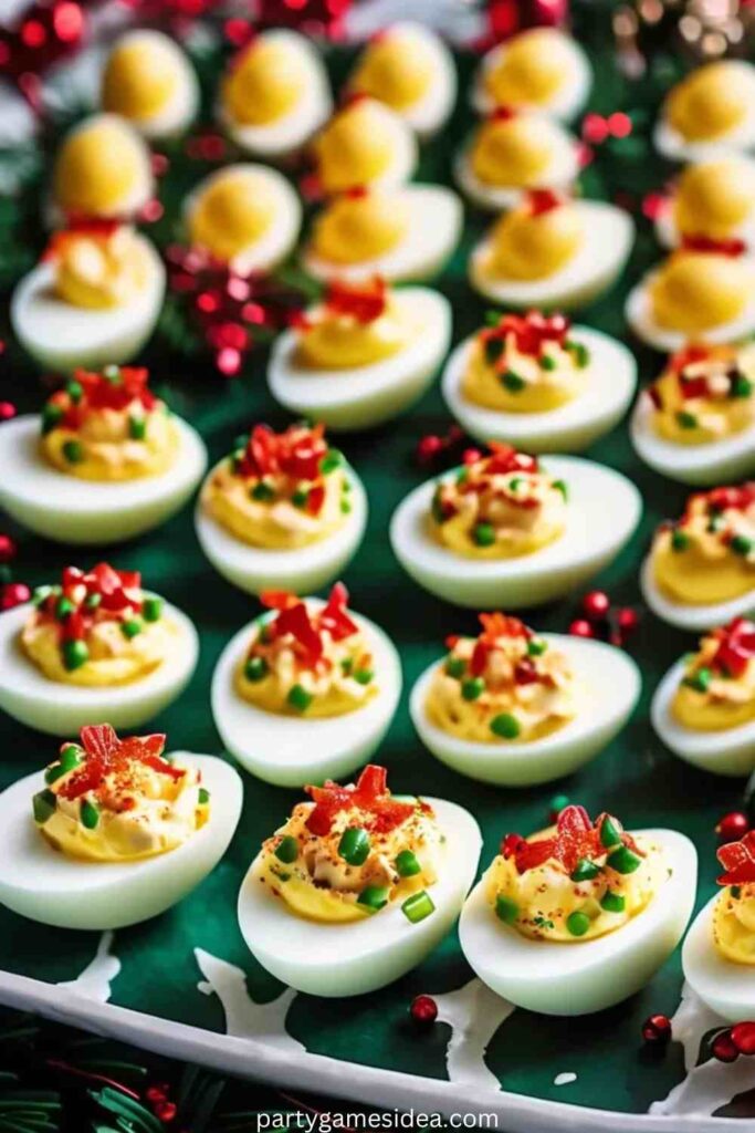 Holiday Deviled Eggs