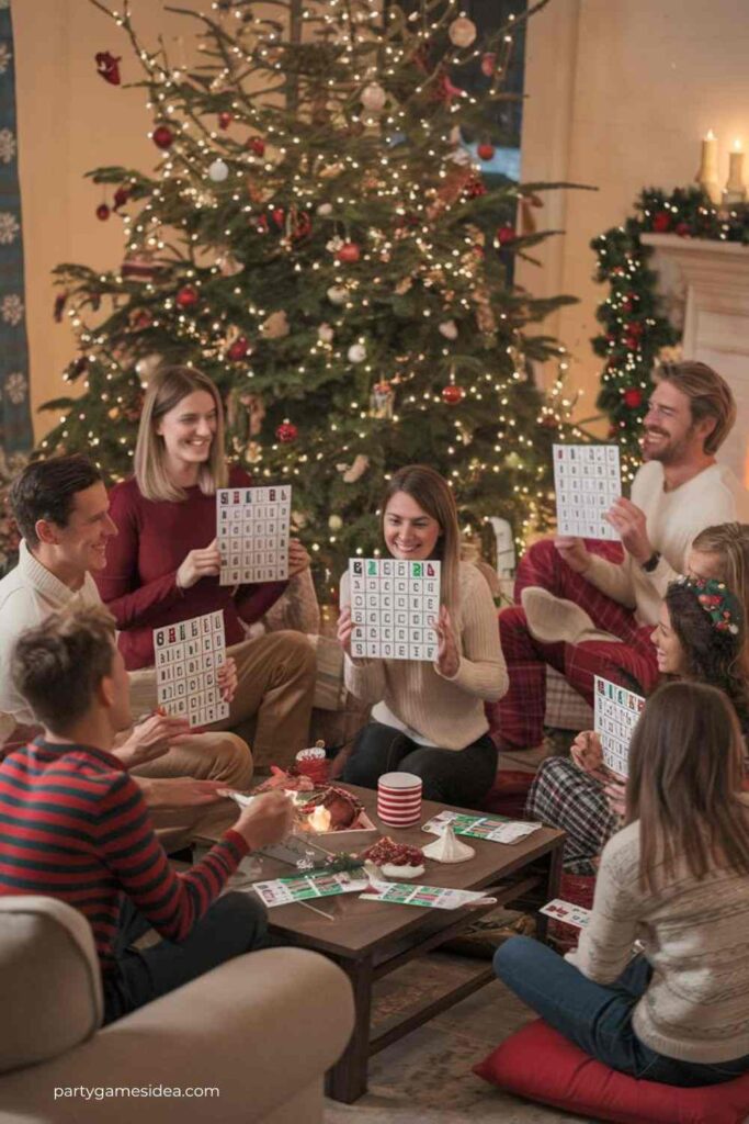 Indoor Christmas Bingo Game