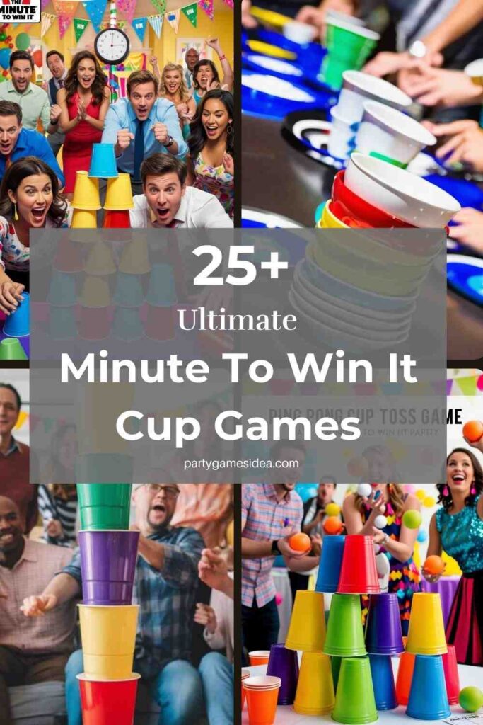 Minute To Win It Cup Games