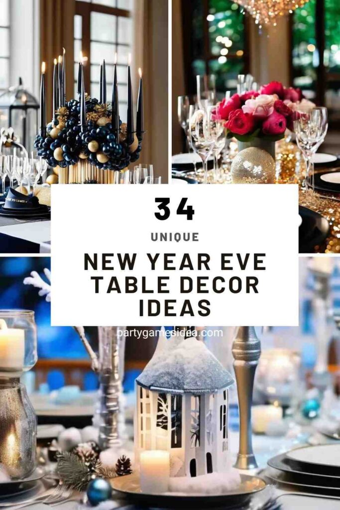 New Year Eve Table Decor