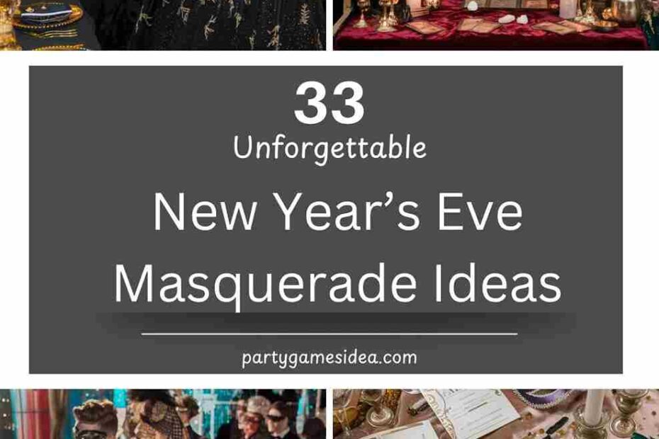 New Year’s Eve Masquerade Ideas