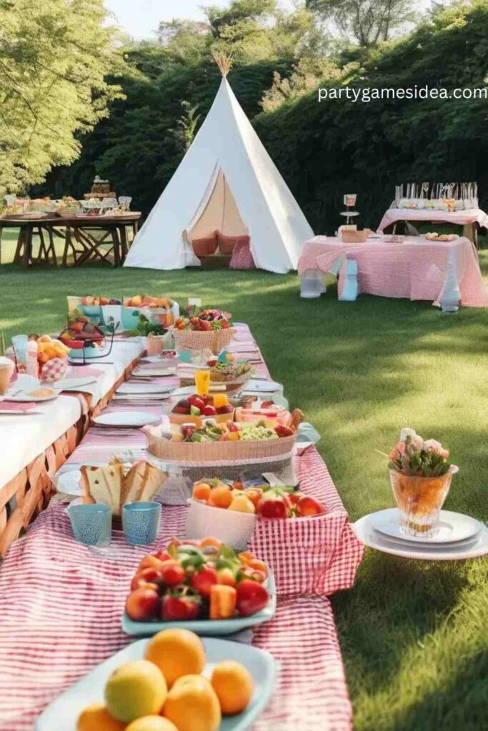 Outdoor Picnic Birthday Theme