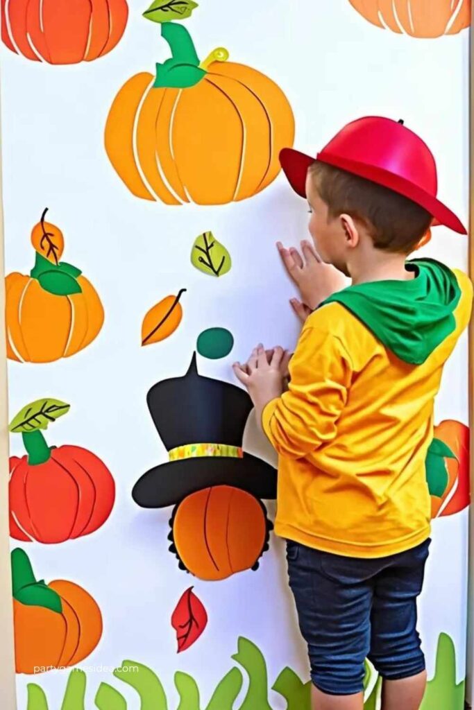 Pin the Hat on the Pumpkin